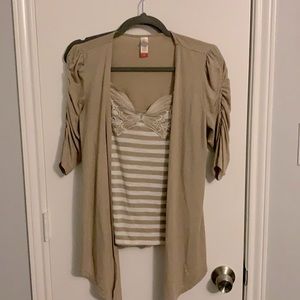 3/4 sleeve casual top